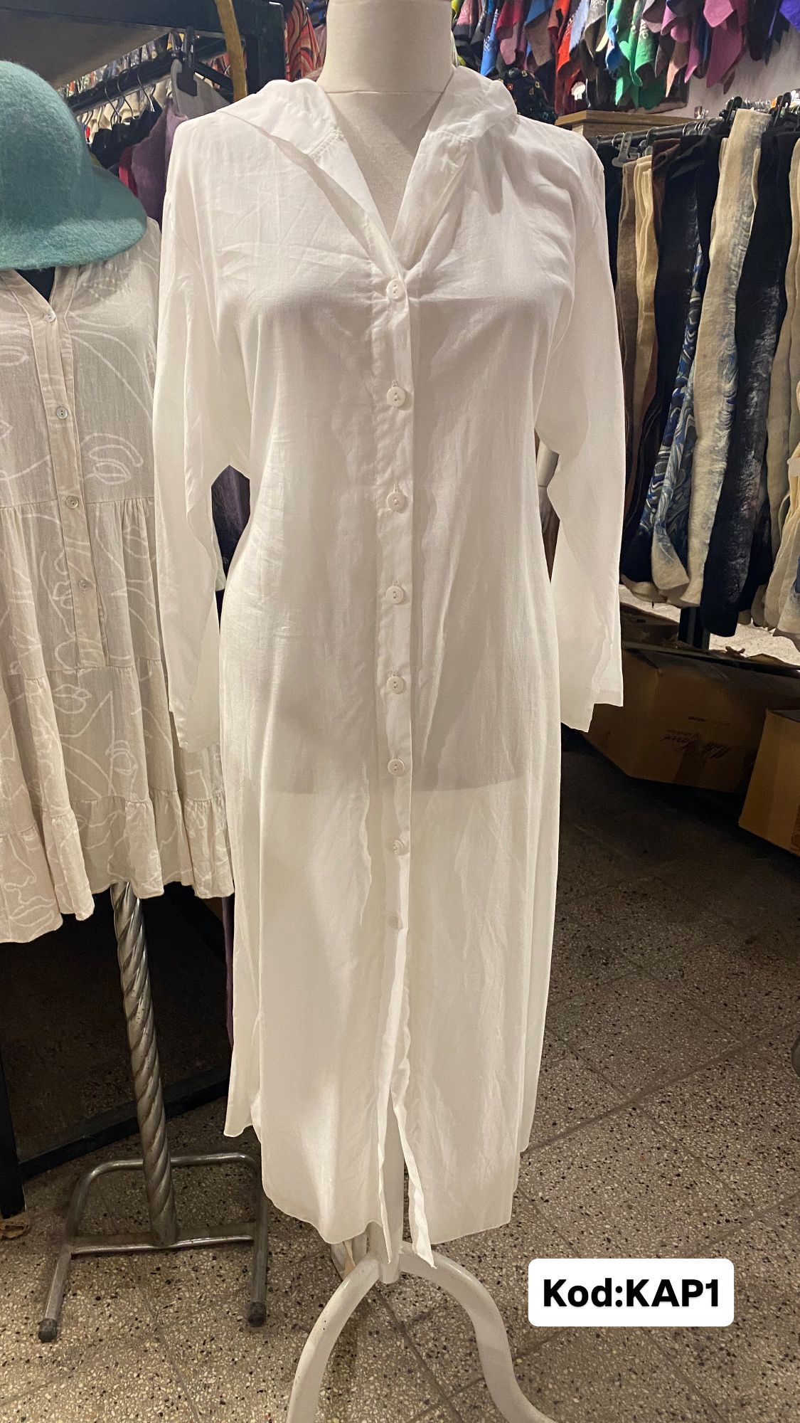 İTALYAN PAMUKLU KAPŞONLU KAP