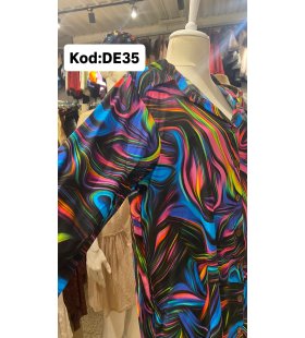 İPEK KOTON ELBİSE DE-35