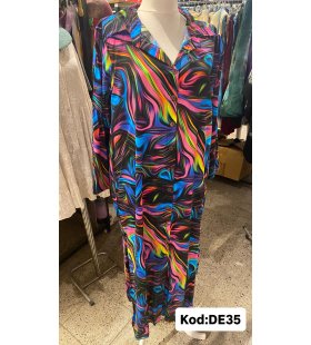 İPEK KOTON ELBİSE DE-35