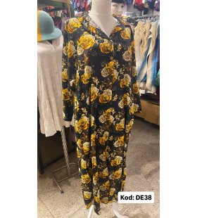 İPEK KOTON ELBİSE DE-38