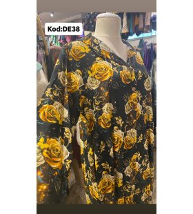 İPEK KOTON ELBİSE DE-38