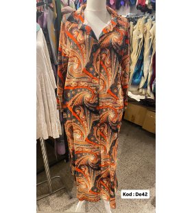 İPEK KOTON ELBİSE DE-42