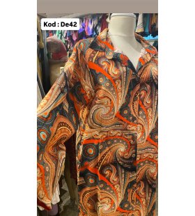 İPEK KOTON ELBİSE DE-42