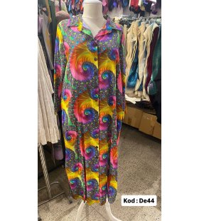 İPEK KOTON ELBİSE DE-44