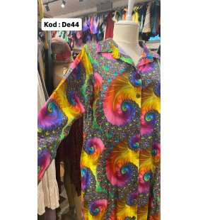 İPEK KOTON ELBİSE DE-44