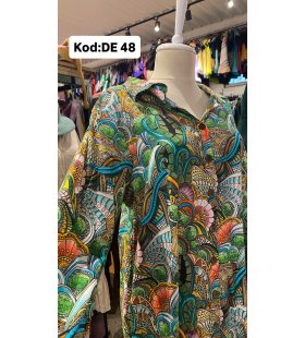 İPEK KOTON ELBİSE DE-48