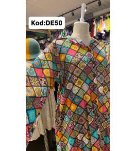 İPEK KOTON ELBİSE DE-50