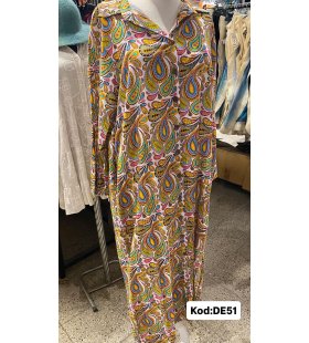 İPEK KOTON ELBİSE DE-51