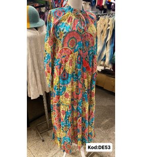 İPEK KOTON ELBİSE DE-53