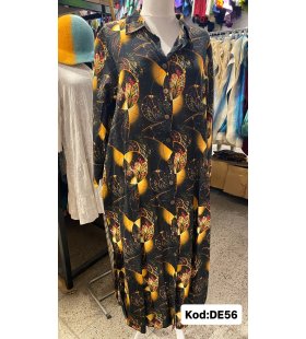 İPEK KOTON ELBİSE DE-56