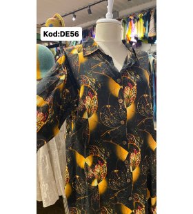 İPEK KOTON ELBİSE DE-56