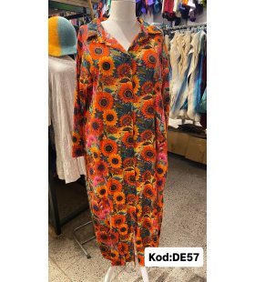 İPEK KOTON ELBİSE DE-57