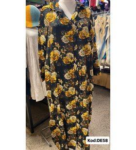 İPEK KOTON ELBİSE DE-58