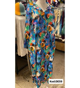 İPEK KOTON ELBİSE DE-59