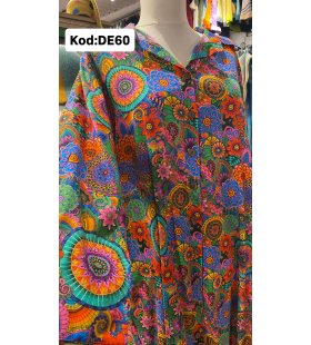 İPEK KOTON ELBİSE DE-60