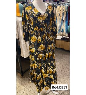 İPEK KOTON ELBİSE DE-61