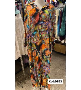 İPEK KOTON ELBİSE DE-63