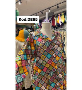 İPEK KOTON ELBİSE DE-65