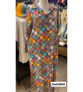 İPEK KOTON ELBİSE DE-65