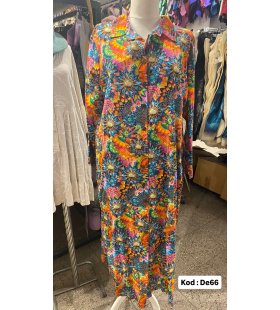 İPEK KOTON ELBİSE DE-66