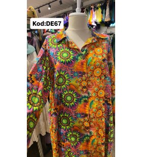 İPEK KOTON ELBİSE DE-67