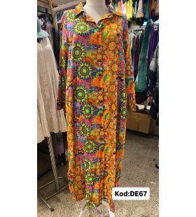 İPEK KOTON ELBİSE DE-67