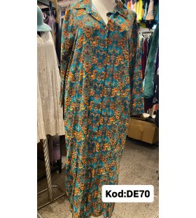 İPEK KOTON ELBİSE DE-70