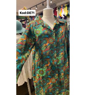 İPEK KOTON ELBİSE DE-71