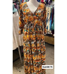 İPEK KOTON ELBİSE DE-75