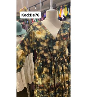 İPEK KOTON ELBİSE DE-76