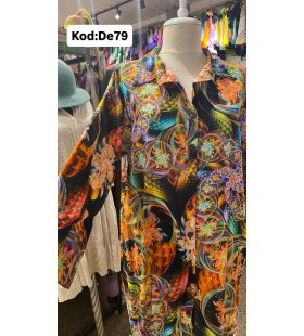 İPEK KOTON ELBİSE DE-79