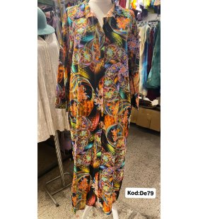 İPEK KOTON ELBİSE DE-79