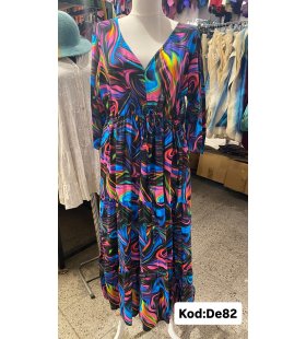 İPEK KOTON ELBİSE DE-82