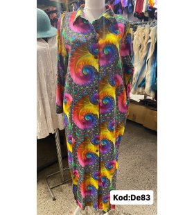 İPEK KOTON ELBİSE DE-83