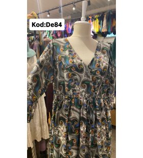 İPEK KOTON ELBİSE DE-84 