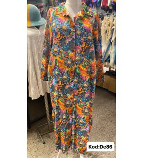 İPEK KOTON ELBİSE DE-86