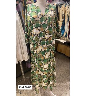 İPEK SATEN ELBİSE SE-03
