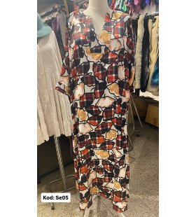 İPEK SATEN ELBİSE SE-05