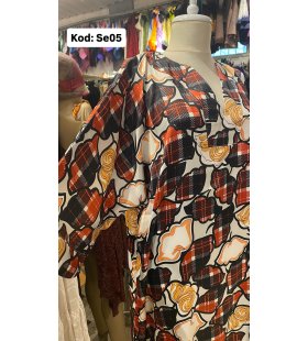 İPEK SATEN ELBİSE SE-05