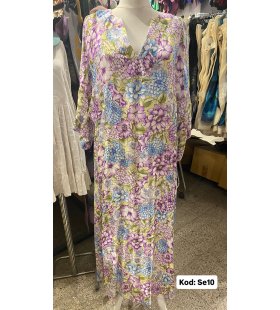 İPEK SATEN ELBİSE SE-10