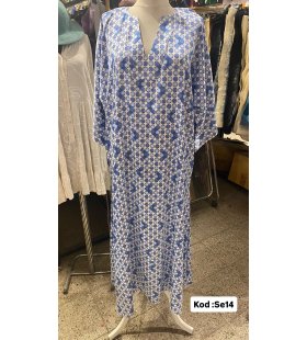 İPEK SATEN ELBİSE SE-14