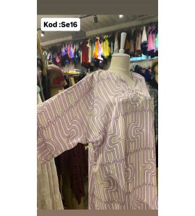 İPEK SATEN ELBİSE SE-16