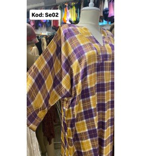 İPEK SATEN ELBİSE SE-2