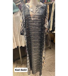 İPEK SATEN ELBİSE SE-22