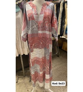İPEK SATEN ELBİSE SE-23