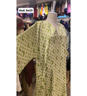 İPEK SATEN ELBİSE SE-25