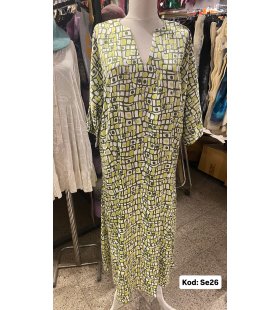 İPEK SATEN ELBİSE SE-26