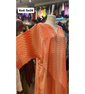 İPEK SATEN ELBİSE SE-28