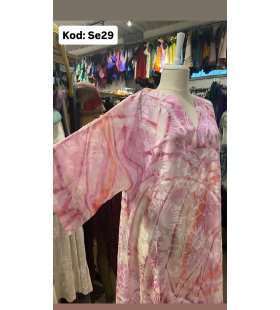 İPEK SATEN ELBİSE SE-29