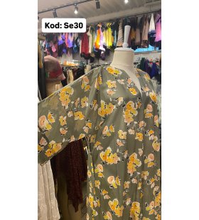 İPEK SATEN ELBİSE SE-30
